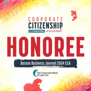 The Boston Business Journal has named The Cooperative Bank of Cape Cod an honoree in its annual 2024 Corporate Citizenship Awards, a recognition of the region's top corporate charitable contributors.